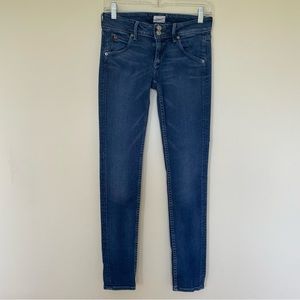 Hudson Collin Skinny Stretch Denim, Medium Wash - Size 26
